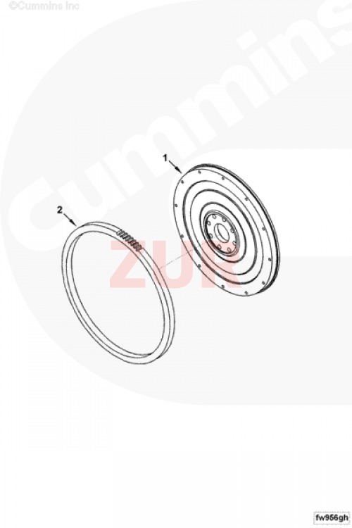 Маховик (149зуб) для сцепл.D 430mm 6ISBe (ОРИГИНАЛ) (О+) (4981723)